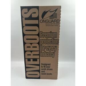 Onguard Industries 86010 Black Size Large 4" PVC Overshoe Overboots New